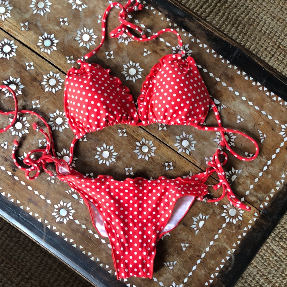 Vitamin A polka dot bikini